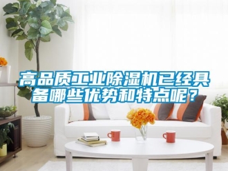 企業新聞高品質工業除濕機已經具備哪些優勢和特點呢？
