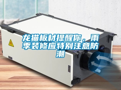 龍貓板材提醒你，雨季裝修應特別注意防潮