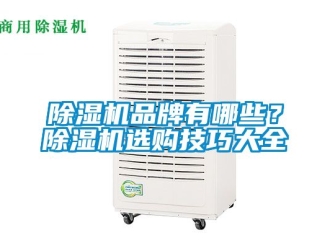 企業新聞除濕機品牌有哪些？除濕機選購技巧大全