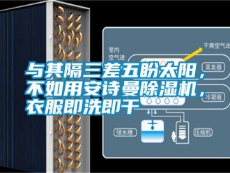 企業新聞與其隔三差五盼太陽，不如用安詩曼除濕機，衣服即洗即干
