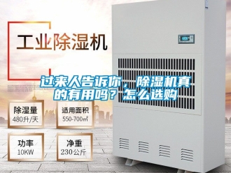 行業新聞過來人告訴你，除濕機真的有用嗎？怎么選購