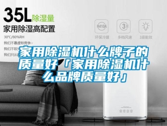 企業新聞家用除濕機什么牌子的質量好「家用除濕機什么品牌質量好」