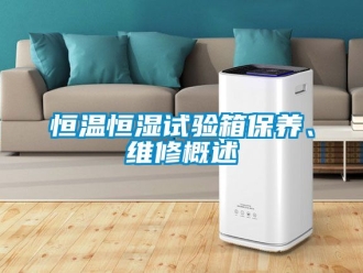 知識百科恒溫恒濕試驗箱保養、維修概述