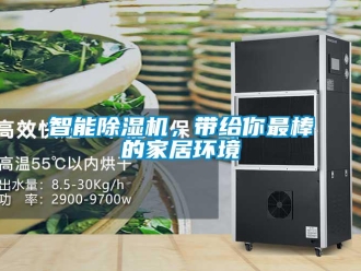 知識百科智能除濕機，帶給你最棒的家居環境