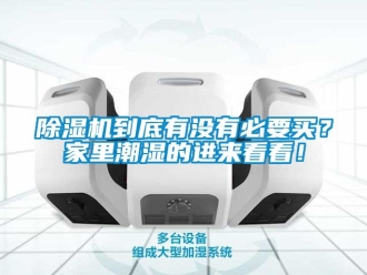 企業新聞除濕機到底有沒有必要買？家里潮濕的進來看看！