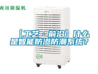 企業新聞【工藝·前沿】什么是智能防滲防潮系統？