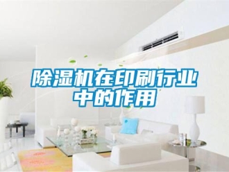 企業新聞除濕機在印刷行業中的作用