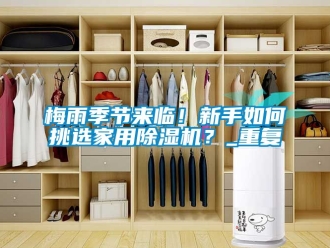 常見問題梅雨季節來臨！新手如何挑選家用除濕機？_重復