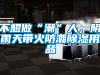 企業新聞不想做“潮”人，陰雨天帶火防潮除濕用品