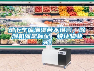 企業新聞地下車庫潮濕苦不堪言，除濕機就是標配，快讓物業買！