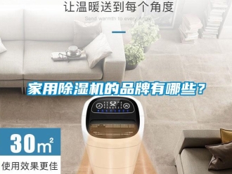 企業新聞家用除濕機的品牌有哪些？
