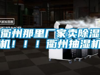 企業新聞衢州那里廠家賣除濕機！?。♂橹莩闈駲C
