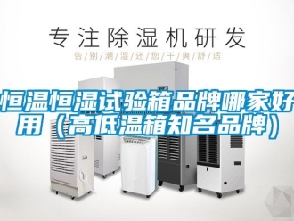 知識百科恒溫恒濕試驗箱品牌哪家好用（高低溫箱知名品牌）