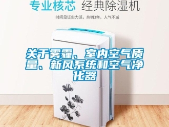 行業新聞關于霧霾、室內空氣質量、新風系統和空氣凈化器