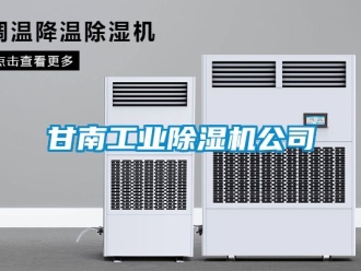 常見問題甘南工業除濕機公司