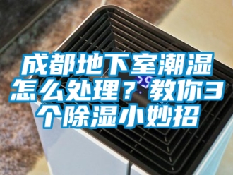 企業新聞成都地下室潮濕怎么處理？教你3個除濕小妙招