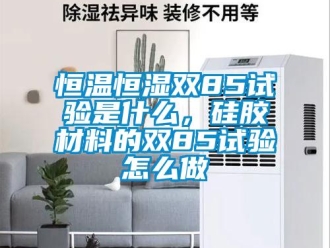 知識百科恒溫恒濕雙85試驗是什么，硅膠材料的雙85試驗怎么做