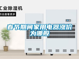 企業新聞春節期間家用電器漲價為哪般