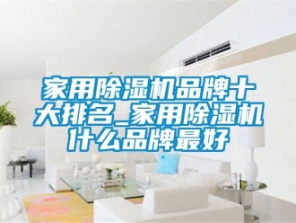 企業新聞家用除濕機品牌十大排名_家用除濕機什么品牌最好