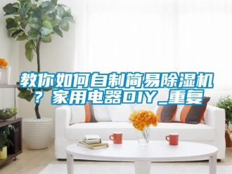 常見問題教你如何自制簡易除濕機？家用電器DIY_重復