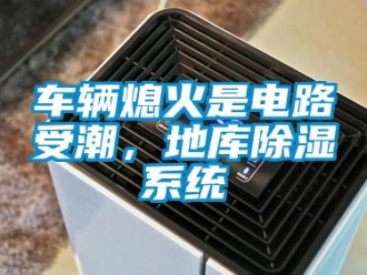 企業新聞車輛熄火是電路受潮，地庫除濕系統