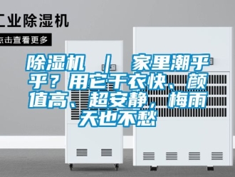 企業新聞除濕機 ｜ 家里潮乎乎？用它干衣快、顏值高、超安靜，梅雨天也不愁