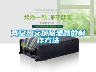行業新聞真空熱交換除濕器的制作方法