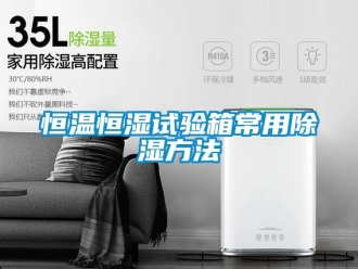 知識百科恒溫恒濕試驗箱常用除濕方法
