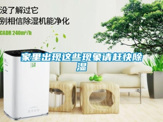 行業新聞家里出現這些現象請趕快除濕