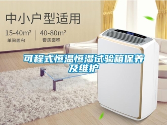 知識百科可程式恒溫恒濕試驗箱保養及維護