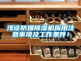 行業新聞淺談防爆除濕機應用注意事項及工作條件！