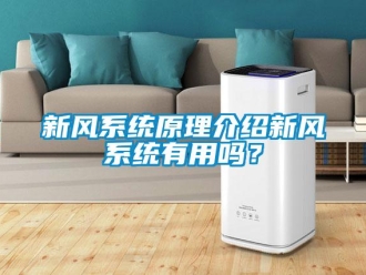 常見問題新風系統原理介紹新風系統有用嗎？