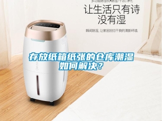 常見問題存放紙箱紙張的倉庫潮濕如何解決？