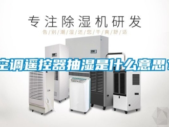 企業新聞空調遙控器抽濕是什么意思？