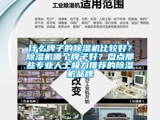 企業新聞什么牌子的除濕機比較好？除濕機哪個牌子好？盤點那些專業人士極力推薦的除濕機品牌