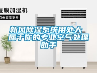 知識百科新風除濕系統用處大 屬于你的專業空氣處理助手