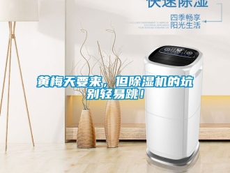 行業新聞黃梅天要來，但除濕機的坑別輕易跳！