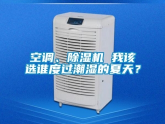 行業新聞空調、除濕機 我該選誰度過潮濕的夏天？