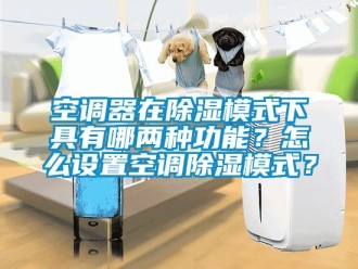 行業新聞空調器在除濕模式下具有哪兩種功能？怎么設置空調除濕模式？