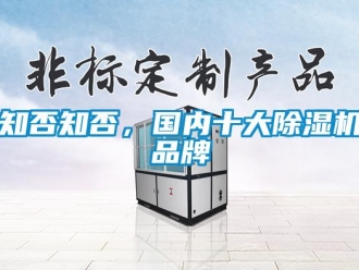 知識百科知否知否，國內十大除濕機品牌