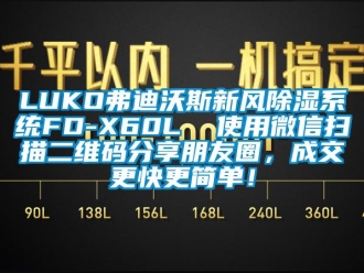 企業新聞LUKO弗迪沃斯新風除濕系統FD-X60L  使用微信掃描二維碼分享朋友圈，成交更快更簡單！