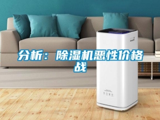 企業新聞分析：除濕機惡性價格戰