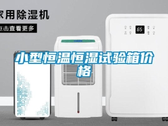 知識百科小型恒溫恒濕試驗箱價格