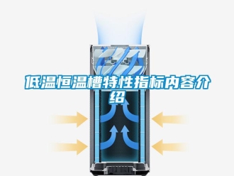 知識百科低溫恒溫槽特性指標內容介紹