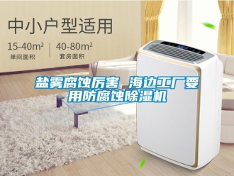 知識百科鹽霧腐蝕厲害 海邊工廠要用防腐蝕除濕機