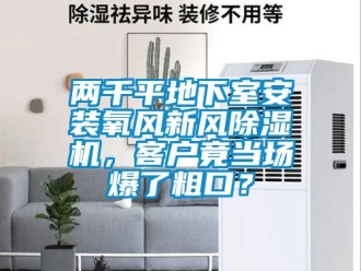 常見問題兩千平地下室安裝氧風新風除濕機，客戶竟當場爆了粗口？