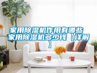 常見問題家用除濕機作用有哪些 家用除濕機多少錢【詳解】
