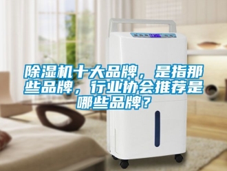 企業新聞除濕機十大品牌，是指那些品牌，行業協會推薦是哪些品牌？