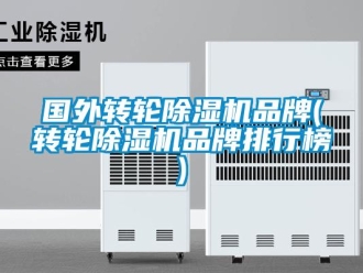 常見問題國外轉輪除濕機品牌(轉輪除濕機品牌排行榜)