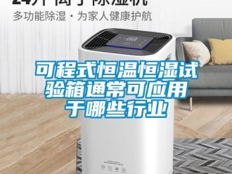 知識百科可程式恒溫恒濕試驗箱通?？蓱糜谀男┬袠I